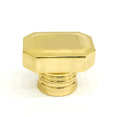 Le métal en alliage de zinc classique Zamak de forme de rectangle de placage à l'or parfument la capsule