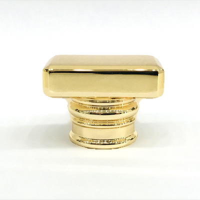 Le rectangle en alliage de zinc classique d'or forment le métal Zamac parfument la capsule