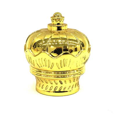 Le type léger Zamac de couronne en métal d'or parfument la capsule