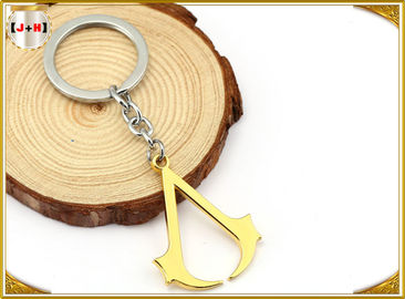 Porte-clés en métal d'accessoires de Hangbag, ruban ou anneaux en vrac de électrodéposition d'or de Keychain
