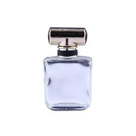 Capsules argentées blanches de parfum de couleur, chapeau de parfum de Zamac en métal pour la bouteille en verre