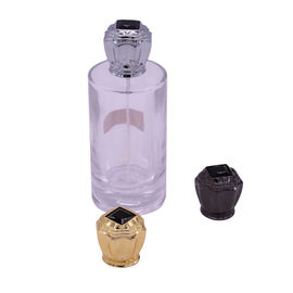 Cristal sur les capsules en verre de fantaisie supérieures de Zamak pour des parfums de production