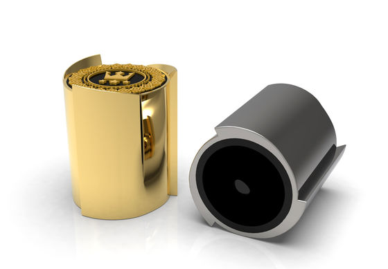 Couvercle cosmétique en alliage de zinc de moulage sphérique métallique cosmétique fait sur commande de capsule de parfum de fil de capsule