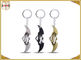 Porte-clés minuscules colorés par laiton en métal d'argent d'épée de jeu pour le matériel en alliage de zinc de promotion