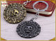 Petits anneaux personnalisés de chaîne principale en métal pour l'électrodéposition en laiton formée par crâne de cadeaux de collections