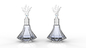 Élégante Zamc couvercle de parfum pour bouchon de bouteille Service OEM / ODM disponible