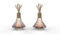 Élégante Zamc couvercle de parfum pour bouchon de bouteille Service OEM / ODM disponible