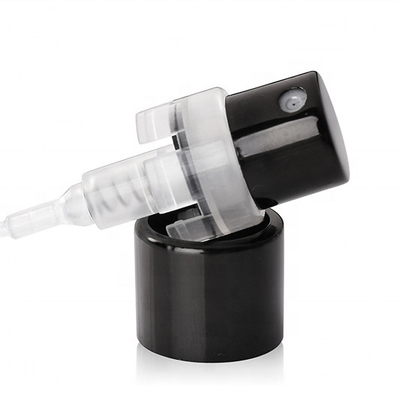 Bec noir adapté aux besoins du client de bouteille de parfum de 360 degrés pp/matériel en aluminium