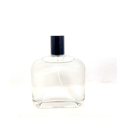 Emballage portatif de parfum de bouteille de sous-marin de jet de presse de parfum de la bouteille 100ml en verre de bouteille vide transparente de bouteille