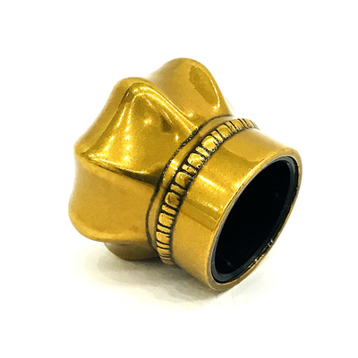 Le type classique de couronne font de vieilles capsules de parfum d'aluminium de Zamak de couleur de cuivre