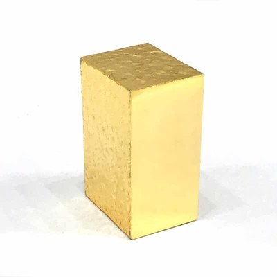 La couleur Zamak d'or de forme de rectangle parfument la capsule