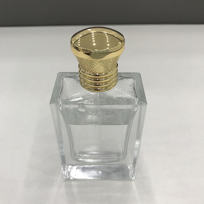 Bouchon de bouteille lisse de bouchon d'odeur de Zamac de surface dans le rond/carré/rectangle/adapté aux besoins du client