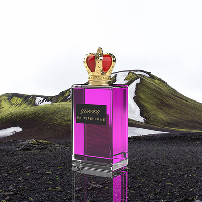 Capsules de parfums Zamak brillantes pour emballage de parfums personnalisés avec surface miroir