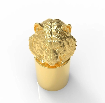 acheter Esthétique élevée en alliage de zinc écologique de Lion Head Perfume Bottle Cap online manufacture