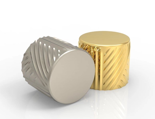 acheter OEM fait sur commande cylindrique poli ou de ébavurage de logo de capsule de parfum online manufacture