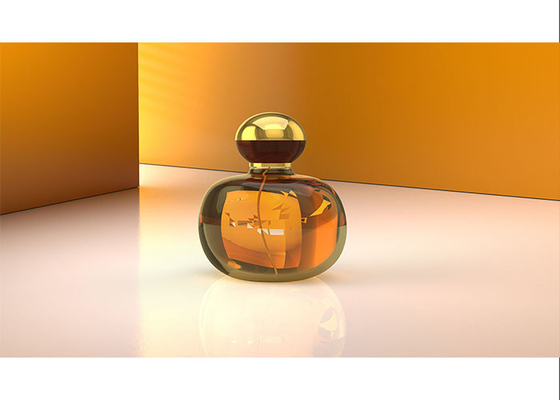 acheter Marque exquise de Zamac de boule de style d'argent d'or de parfum de bouteille en métal transparent de couvercle online manufacture