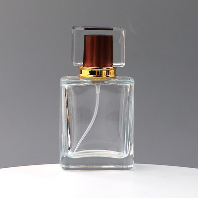 acheter Bouteille distincte témoin de cosmétiques de bouteille de parfum de place de tache de bouteille de couverture de jet de voyage acrylique en verre transparent de presse online manufacture