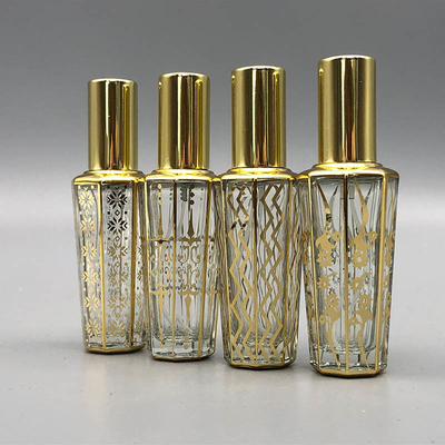 acheter 15ML a plaqué la bouteille de parfum à haute teneur UV, bouteille d'eau de parfum, bouteille en verre anodisée, les cosmétiques de raffinage pulvérise la BO online manufacture