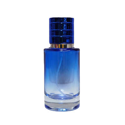 acheter Bouteille à extrémité élevé en verre de parfum de vis de parfum du point chaud 30ML50ML de bouteille de bouteille ronde droite cylindrique de jet online manufacture