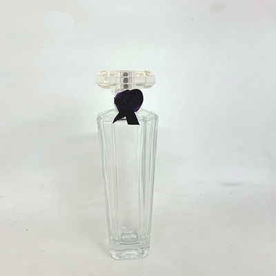 acheter La bouteille vide de Rose 100ml de parfum à bouteilles de verre de bouteille de baïonnette de minuit de presse parfument la sous bouteille de la meilleure qualité de empaquetage online manufacture
