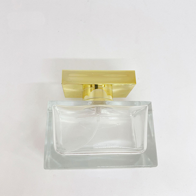 acheter Bouteille de parfum 100ml créative avec l'emballage cosmétique de baïonnette de bouteille de verre à bouteilles de jet de chapeau de Zamak online manufacture