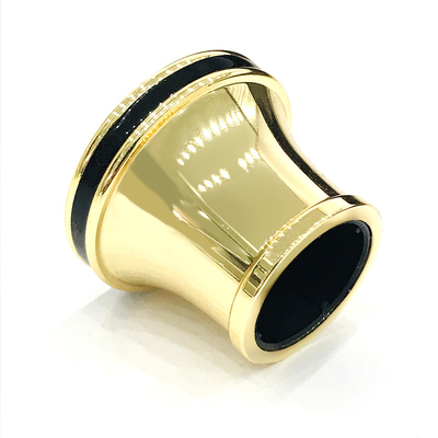 acheter Couleur classique d'or avec les capsules noires de parfum d'aluminium de Zamak de couleur online manufacture