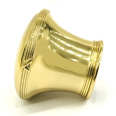 acheter Capsules en aluminium de parfum de Zamak de couleur légère faite sur commande d'or online manufacture