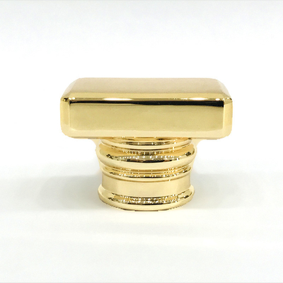 acheter Le rectangle en alliage de zinc classique d'or forment le métal Zamac parfument la capsule online manufacture