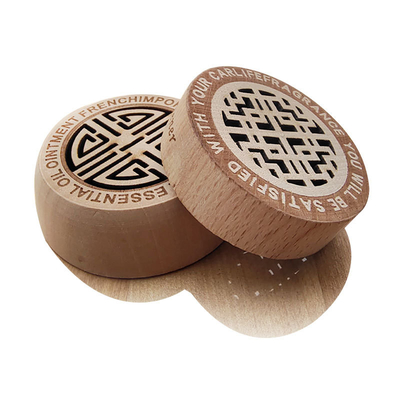 acheter L'appui de couvercle en bois en bois ferme en bois de capsule en verre de parfum d'Aromatherapy de capsule de parfum de hêtre a adapté aux besoins du client online manufacture
