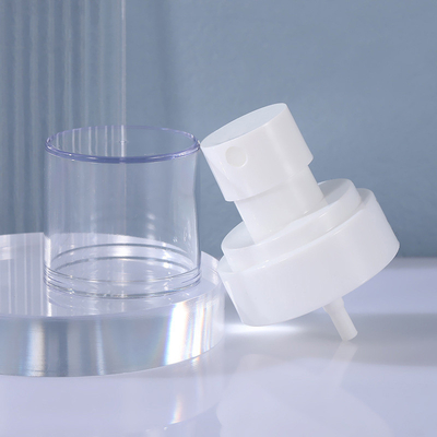 acheter La couverture blanche de moitié pulvérisent la tête principale principale de pompe de bouteille de vide de lotion de toner de pompe en plastique de flacon online manufacture