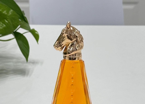 acheter Capsules de parfum Zamak en forme de cheval en métal Capsules de bouteille de parfum en alliage de zinc en verre online manufacture