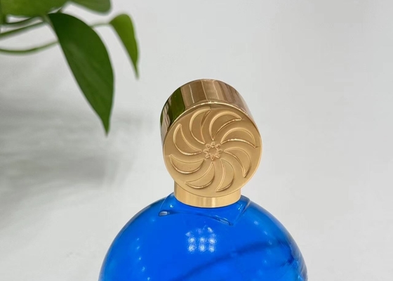 acheter Zamak Caps de parfums métalliques de forme irrégulière en alliage de zinc, bouteilles de parfums en verre online manufacture