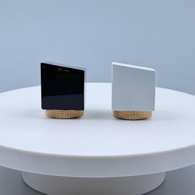 acheter Black/white zinc alloy perfume cap Square cap fabrication en ligne