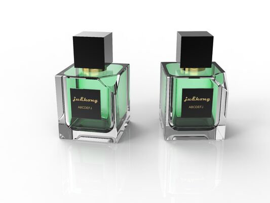 acheter Couvercle de parfum en alliage de zinc noir carré Couvercle magnétique carré fabrication en ligne