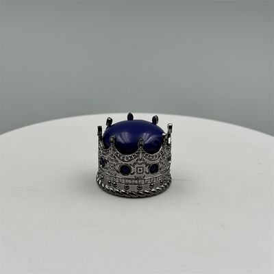 acheter Caps de parfum en plastique haut de gamme en forme de couronne Caps de parfum brillants en aluminium Bouteille en plastique Couvercle en plastique Caps d'usine existants en or fabrication en ligne