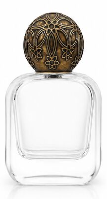 acheter Design floral vintage Logo personnalisable Cap de parfum en alliage de zinc léger pour bouteilles de parfum de luxe fabrication en ligne