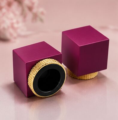acheter AURÉLIA Cube Luxe Caps de parfum en alliage de zinc avec logo personnalisé et finition électroplatée fabrication en ligne