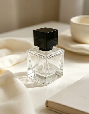 acheter Bouchon de parfum en alliage de zinc noir mat de qualité supérieure avec design carré et résistance à la corrosion fabrication en ligne