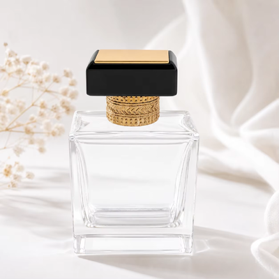 acheter Capsules de parfums Zamac ovales plaquées en or à haute brillance, bouchon de bouteille cosmétique en alliage de zinc sur mesure pour les bouteilles de parfums FEA15 en gros fabrication en ligne