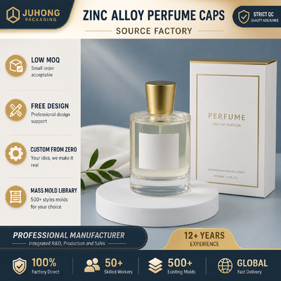 acheter Vente Flash Bouchon de parfum universel Oud du moyen-orient, Tube conique uni à haute brillance, couvercle de parfum en alliage de Zinc, vente en gros d'usine fabrication en ligne