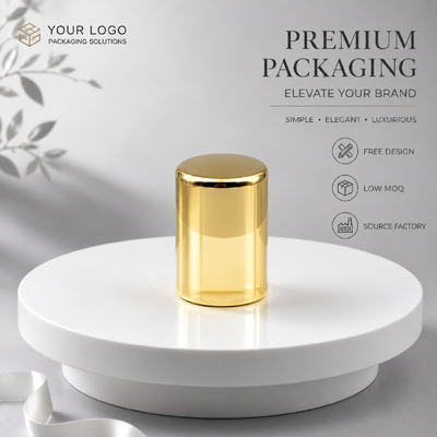 acheter Bouchon de bouteille de parfum en alliage de zinc de luxe poli pour bouteille de verre cosmétique fabrication en ligne