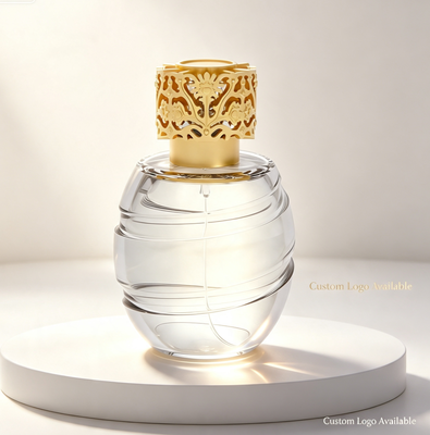 acheter Bouchon de parfum en zamac floral creux plaqué or fabrication en ligne