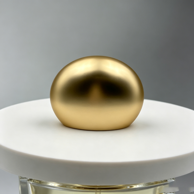 acheter Bouchon de parfum minimaliste en forme de dôme ovale en Zamac, plaqué or mat, rond en alliage de zinc, couvercle de parfum pour flacons de parfum en verre de luxe fabrication en ligne