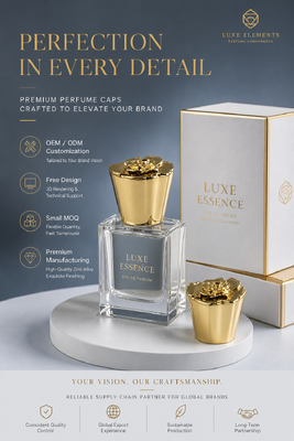 acheter Bouteille de parfum de luxe en métal plaqué d'or en relief fabrication en ligne