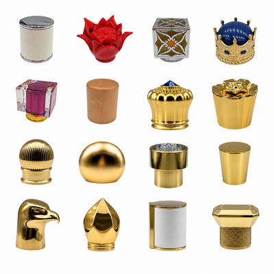 Acheter Moule existant en gros de parfums en alliage de zinc Couvercle Logo personnalisé Luxe Zamac Bouteille de parfum Cap FEA15 Cap de parfum avec insert Cap de parfum magnétique Couvercle et bouteille de parfum personnalisé fabrication en ligne