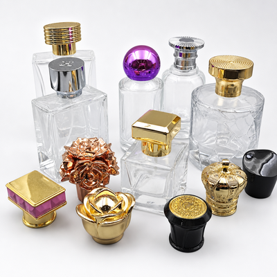Acheter Bouchon de parfum FEA15 alliage de zinc animal bouchon de bouteille de parfum sculpté en fleurs logo personnalisé bouchon de bouteille de parfum magnétique alliage de zinc fabrication en ligne