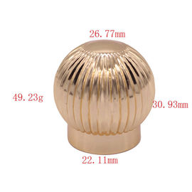 acheter Couverture en alliage de zinc faite sur commande de parfum d'écrou borgne de parfum de Zamak de couleur d'or de taille online manufacture