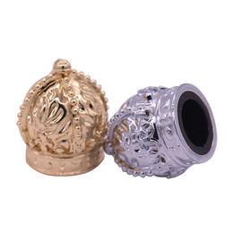 acheter Capsules en alliage de zinc de parfum de couronne d'or magnétiques pour les bouteilles de parfum décoratives online manufacture
