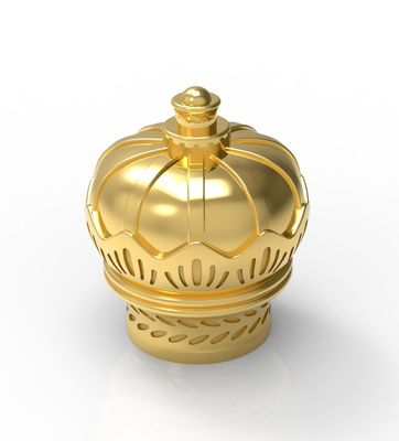 acheter Couronne de capsule de parfum de conception de couleur d'or la nouvelle forment le matériel de Zamak online manufacture