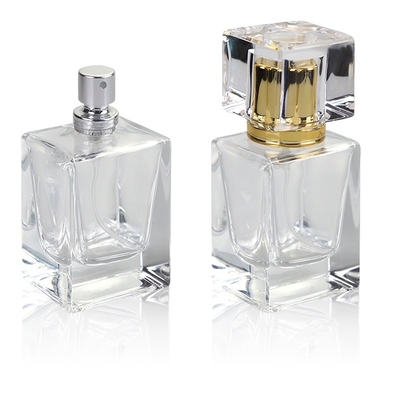 acheter La bouteille unique 30ml en verre de parfum de rectangle a givré le luxe transparent online manufacture